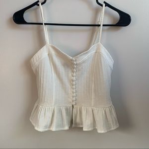 Forever 21 White Tank Top